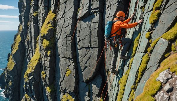 Comment escalader les falaises volcaniques surplombant la mer
