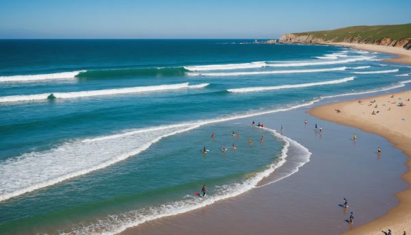 Hendaye plage : un espace idéal pour surf et baignade sur la côte basque