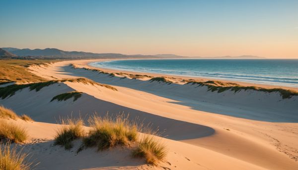 Plage la salie la teste : océan, surf et dunes avec le domaine des oréades