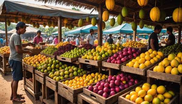Pourquoi goûter les fruits tropicaux directement sur les marchés
