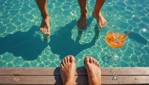 Savourer des cocktails fruités les pieds dans l eau turquoise