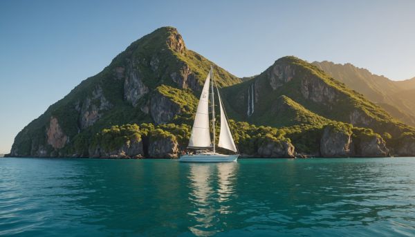 Une excursion en voilier offre une vue magique sur l île