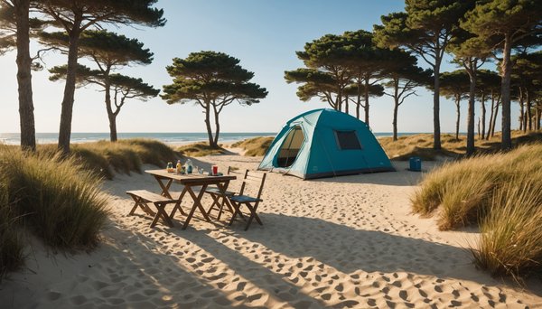 Camping avec accès direct à la plage dans les landes