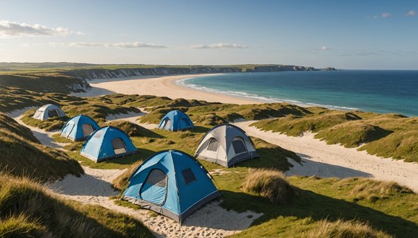 Trois plages accessibles à pied depuis les campings du finistère sud
